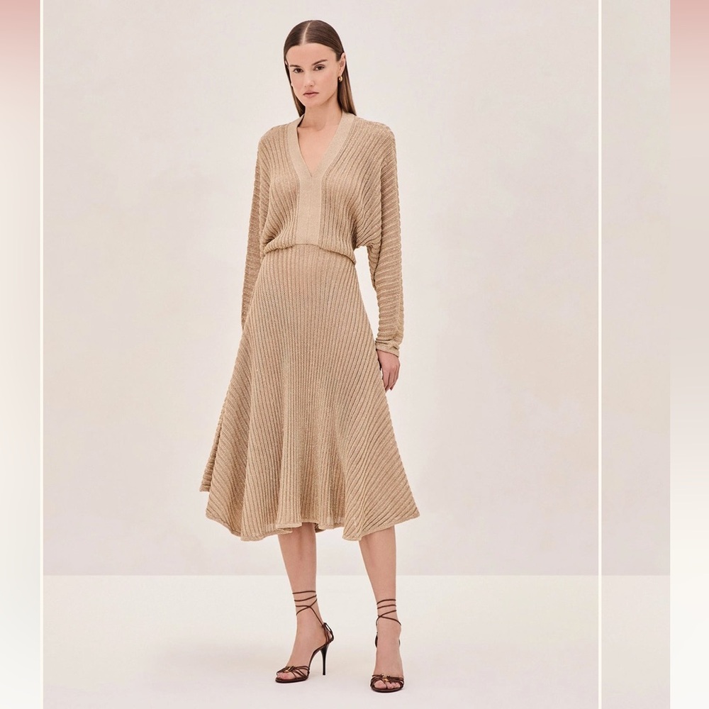 Alexis Tan Midi Dress